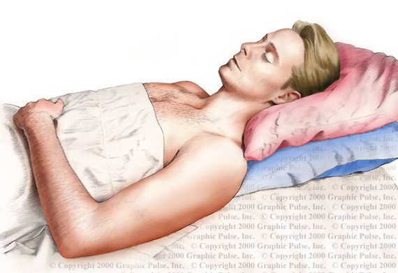 Figure illustration sleeping